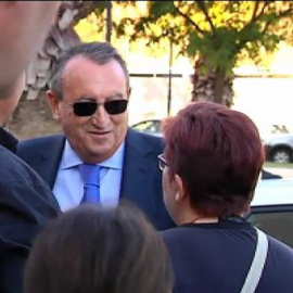 Carlos Fabra llega al juzgado en medio de una gran expectación