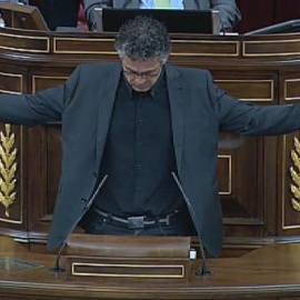 El portavoz de Amaiur, "castigado" en el Congreso