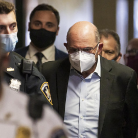 18/08/2022. Allen Weisselberg en su llegada al juzgado, a 18 de agosto de 2022.