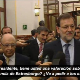 Rajoy evita valorar la sentencia de Estrasburgo sobre la 'doctrina Parot' 