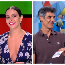 24/08/2022. Cristina Pedroche participa en el programa 'Zapeando' y Jorge Fernández presenta 'La ruleta de la suerte'.