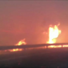  Una colilla provoca el incendio de Málaga