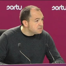 Barrena: "Estar en la manifestación de hoy en Madrid es un grave error"