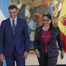 Xiomara Castro y Pedro Sánchez