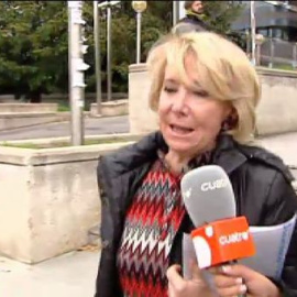 Esperanza Aguirre dispuesta a colaborar en el caso Gürtel