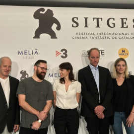 El equipo de Címax, película ganadora.