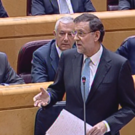  Rajoy en el Senado: "España y la soberanía nacional no son negociables"