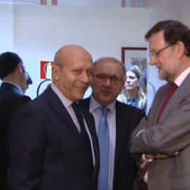 Rajoy 'escenifica' su apoyo a Wert