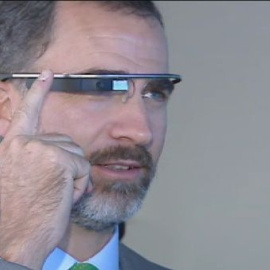 Gafas de google en ojos 'reales'