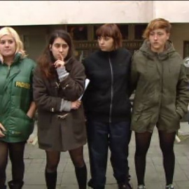 Las Femen quedan en libertad tras su protesta en una marcha antiabortista en Madrid