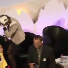 La Fiscalía pide 5 años de cárcel para los supuestos autores del tartazo a Yolanda Barcina