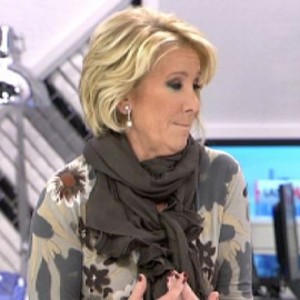 Esperanza Aguirre reprocha a Rajoy la puesta en liberta del etarra Bolinaga y la subida de impuestos