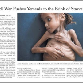 La imagen se publica junto a la noticia 'La guerra saudí empuja a los yemeníes al borde de la hambruna' - Archivo