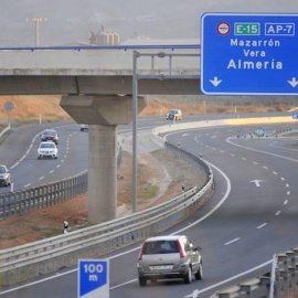 Imagen de la autopista de peaje AP-7 Cartagena-Vera. EFE