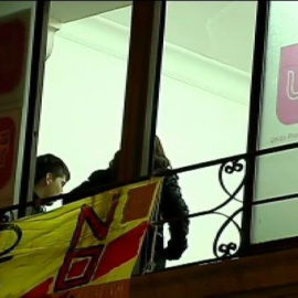 Ocupan la sede de UPyD en Barcelona