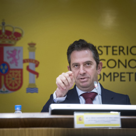 El secretario de Estado de Economía, Íñigo Fernández de Mesa, durante la presentación de los datos del IPC de abril en la sede del Ministerio de Economía. EFE/Luca Piergiovanni
