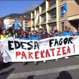 Finaliza la marcha de los trabajadores de Edesa