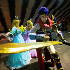 El XXIV Salón del Manga de Barcelona volverá a difundir el cómic y la cultura japonesa, con invitados como el creador Masaki Satô, director y animador clave de las series Dragon Ball y Dragon Ball Z. ENRIC FONTCUBERTA/EFE