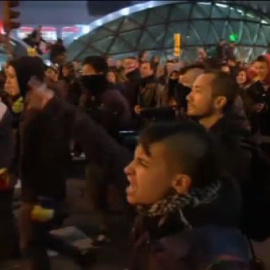 Disturbios en Madrid tras el 'Rodea el Congreso'