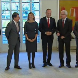 Rajoy reúne a cinco autonomías en Moncloa en la presentación del 'pacto del agua'