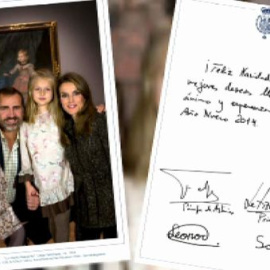 Los Príncipes de Asturias y los Reyes felicitan las fiestas navideñas