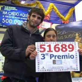 La suerte sonríe por fin a Carlos y Vanesa