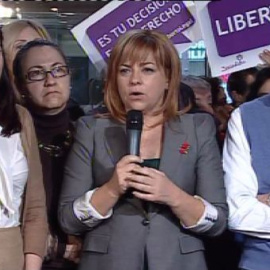 Elena Valenciano: "No es una ley contra el aborto, es una ley contra las mujeres"