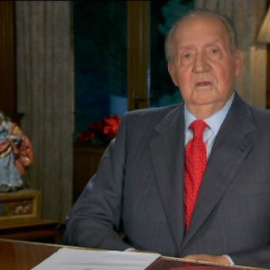 Don Juan Carlos: "Quiero transmitiros como Rey de España mi determinación de continuar"