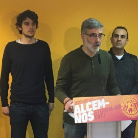 Roda de premsa de la CUP per presentar el manifest "Ho tornaríem a fer". @cupnacional