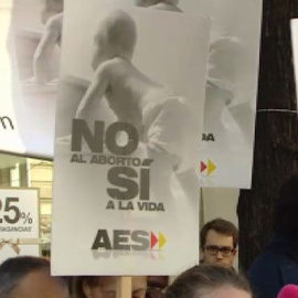 La sede del PP en Génova, testigo mudo de una nueva concentración contra el aborto