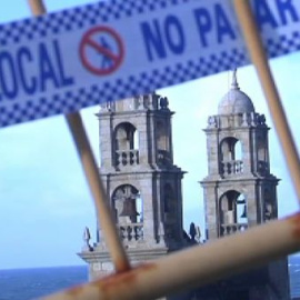 El santuario de Muxía resultó destrozado por un rayo la pasada Nochebuena