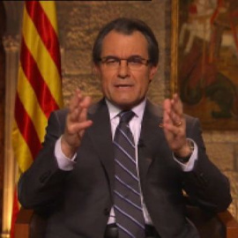 Mas: "Cataluña se plantea ganar una batalla democrática"