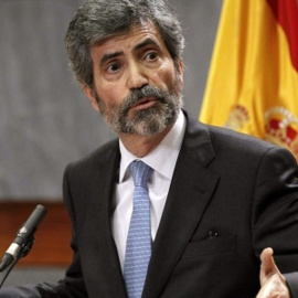 El presidente del Tribunal Supremo, Carlos Lesmes - EFE