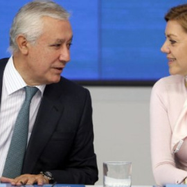 Javier Arenas y María Dolores de Cospedal. EFE