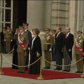 El Rey pronuncia el discurso en la celebración de la Pascua Militar