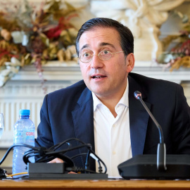 31/08/2022 El ministro de Asuntos Exteriores, José Manuel Albares, inaugura el curso 'Preparando la presidencia española de la UE tras la conferencia sobre el futuro de Europa', en el Palacio de la Magdalena, a 29 de agosto de 2022, en Santander, Cantab