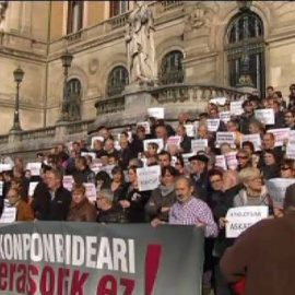 La izquierda abertzale protesta contra la Operación Jaque