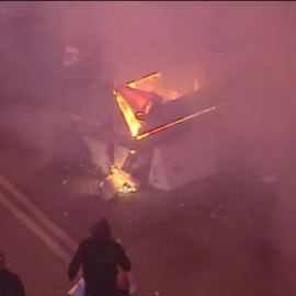 Veintitrés detenidos y 12 heridos en los disturbios de Burgos