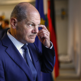 2/9/22 El canciller alemán, Olaf Scholz, durante una conferencia sobre la  industria minera, a 2 de septiembre de 2022.