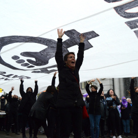 Este 25 de noviembre miles de feministas se han concentrado en contra de la violencia de género - Arancha Ríos