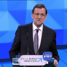 Rajoy arremete contra Rubalcaba en su mitin de clausura
