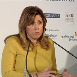 Susana Díaz pide a Mas y Rajoy que desatasquen el conflicto independentista