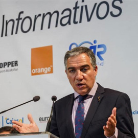 El consejero de la Presidencia, Administración Pública e Interior de la Junta y portavoz del PP-A, Elías Bendodo. (MARÍA JOSÉ LÓPEZ | EP)