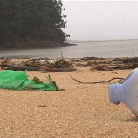 Playas sucias por el temporal