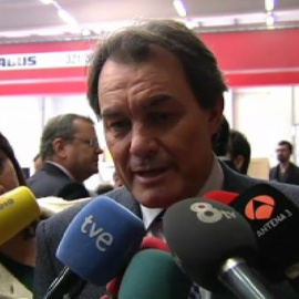Artur Mas: "El futuro de los catalanes hay que decidirlo en Cataluña"