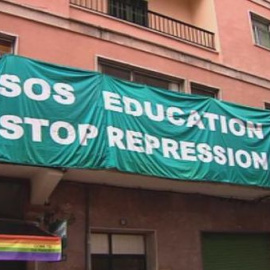 Las protestas se cuelan en el perímetro de seguridad de la Infanta