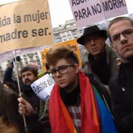 La reforma de la ley del aborto vuelve a sacar a las calles a cientos de personas