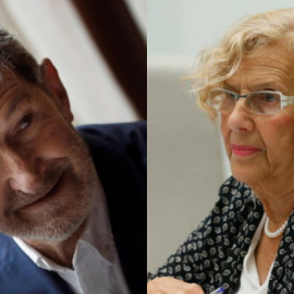 Composición de imágenes de archivo de Julio Rodríguez y Manuela Carmena | EFE