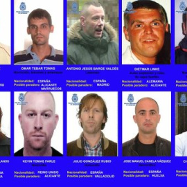 Los diez fugitivos más buscados en España