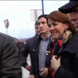 Barcina, abucheada al llegar a un acto de UPN